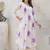 Floral Printed Round Neck Pleated Pure Cotton A-Line Kurta With Palazzos