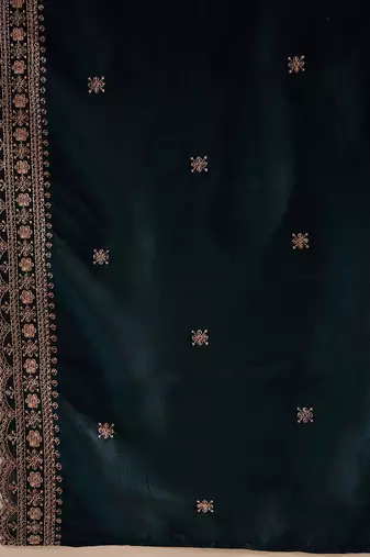 Ethnic Motifs Embroidered Thread Work Straight Kurta with Trouser & Dupatta