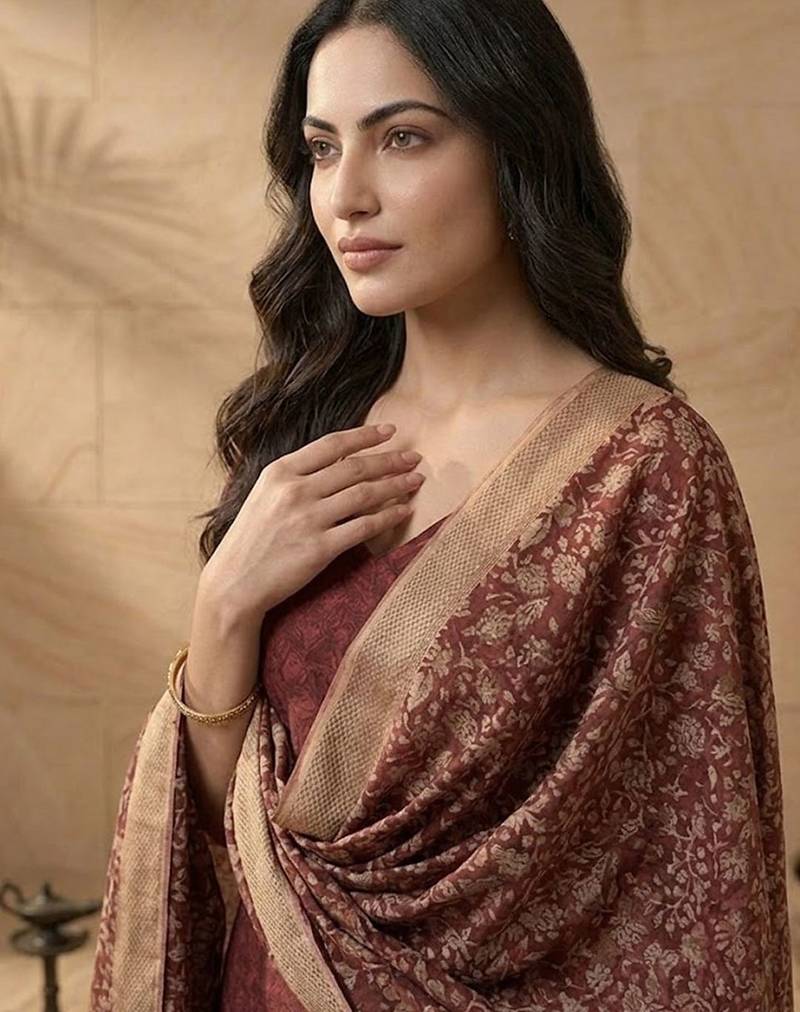 Women Regular Kurta with Trousers & With Dupatta
