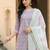 Women Floral Printed Regular Pure Cotton Kurta with Trousers & With Dupatta