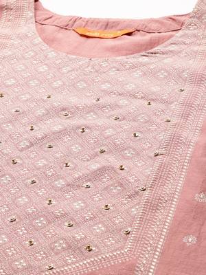 Ethnic Motifs Regular Kurta with Trousers & Dupatta 3
