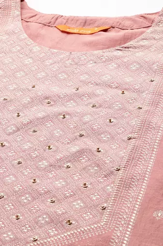 Ethnic Motifs Regular Kurta with Trousers & Dupatta