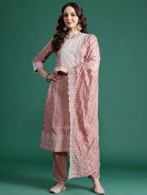 Ethnic Motifs Regular Kurta with Trousers & Dupatta 1