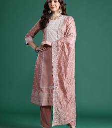 Ethnic Motifs Regular Kurta with Trousers & Dupatta