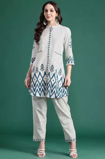 Printed Kurta with Trousers