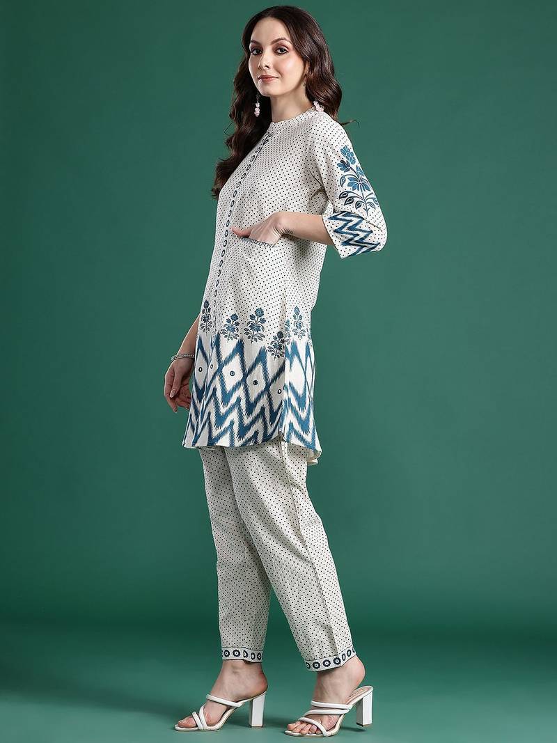 Printed Kurta with Trousers