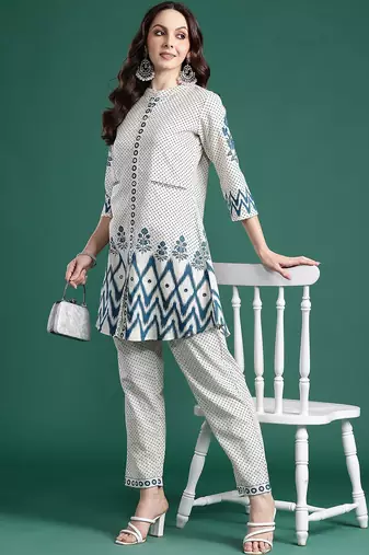 Printed Kurta with Trousers