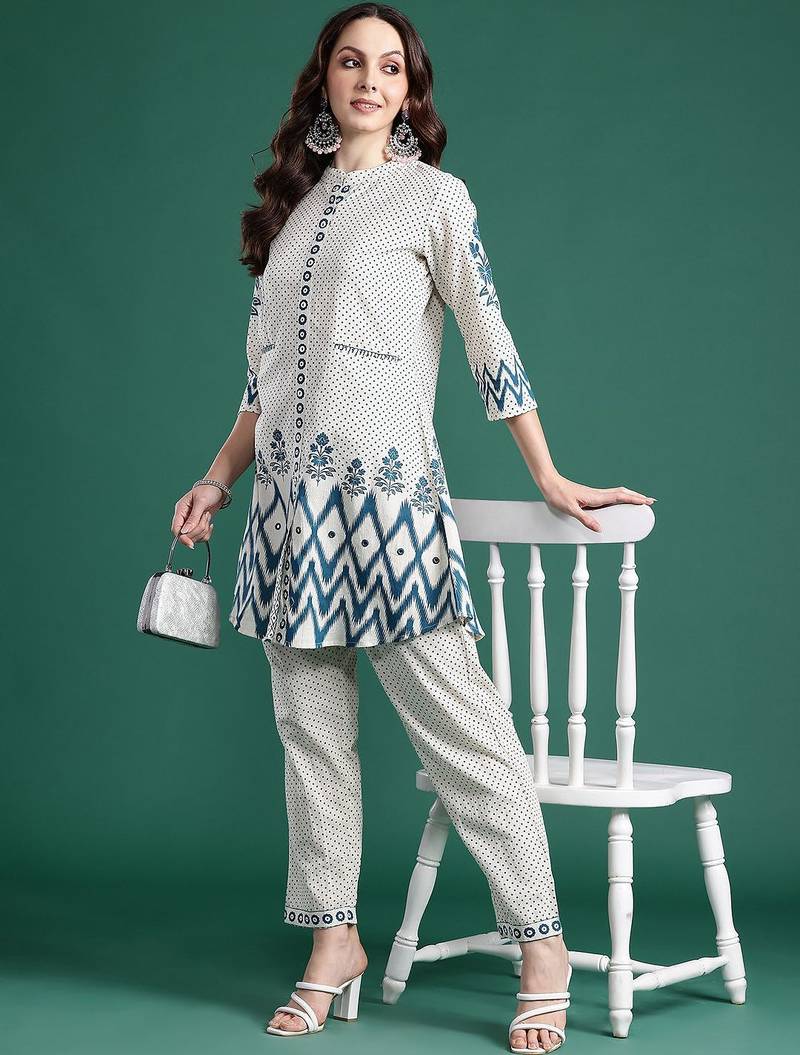 Printed Kurta with Trousers