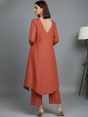 Women Ethnic Motifs Regular Kurta with Trousers & With Dupatta 4