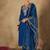Women Ethnic Motifs Embroidered Regular Liva Kurta with Trousers & With Dupatta