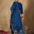 Women Ethnic Motifs Embroidered Regular Liva Kurta with Trousers & With Dupatta
