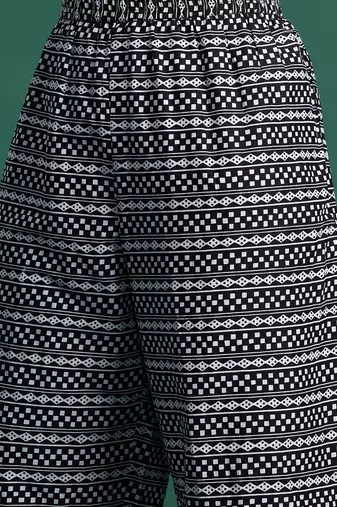Plus Size Printed Pure Cotton Kurta with Trousers & Dupatta