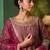 Women Ethnic Motifs Regular Kurta with Trousers & With Dupatta