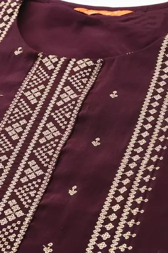 Ethnic Motifs Embroidered Kurta with Trousers & Dupatta