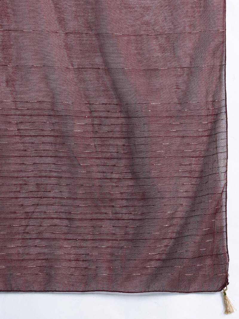Ethnic Motifs Embroidered Kurta with Trousers & Dupatta