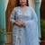 Floral Printed V-Neck Pure Cotton Kurta With Trousers & Dupatta