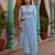 Floral Printed V-Neck Pure Cotton Kurta With Trousers & Dupatta