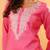 Ethnic Motifs Embroidered Sequinned Chanderi Silk Kurta with Trousers And Dupatta