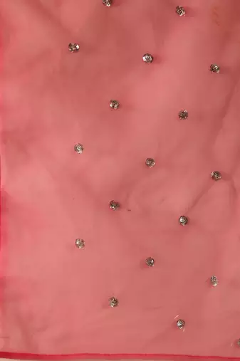 Ethnic Motifs Embroidered Sequinned Chanderi Silk Kurta with Trousers And Dupatta