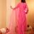 Ethnic Motifs Embroidered Sequinned Chanderi Silk Kurta with Trousers And Dupatta