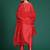 Striped Sequinned Chanderi Silk Kurta With Trousers & Dupatta