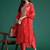 Striped Sequinned Chanderi Silk Kurta With Trousers & Dupatta
