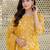 Women Floral Printed Regular Mirror Work Kurta with Trousers & With Dupatta
