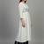 Cotton Thread Embroidered A Line Solid Kurta With Printed Palazzos