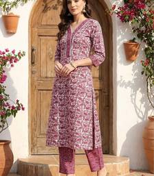 Women Paisley Printed Regular Pure Cotton Kurta with Trousers