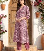 Women Paisley Printed Regular Pure Cotton Kurta with Trousers