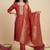 Women Ethnic Motifs Embroidered Regular Kurta with Trousers & With Dupatta