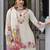 Floral Embroidered Thread Work Pure Cotton Straight Kurta With Trousers & Dupatta