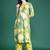 Floral Printed Pleated Sequinned Pure Cotton Kurta with Palazzos