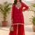 Women Ethnic Motifs Embroidered Thread Work Kurta with Sharara & With Dupatta