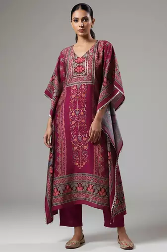 Women Floral Printed Kurta with Trouser