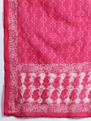 Ethnic Motifs Printed  Cotton Kurta With Trousers & Dupatta 6