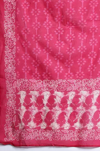 Ethnic Motifs Printed Pure Cotton Kurta With Trousers & Dupatta