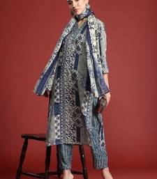 Women Ethnic Motifs Printed  Cotton Kurta with Trousers & With Dupatta