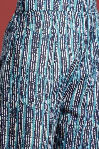 Women Ethnic Motifs Printed Pure Cotton Kurta with Trousers & With Dupatta