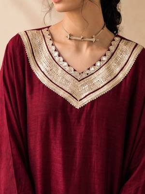 Women Ethnic Motifs Embroidered Regular Kurta with Palazzos 2