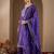 Ethnic Motifs Embroidered Sequinned Kurta with Trousers & With Dupatta