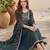 Women Ethnic Motifs Embroidered Tiered Thread Work Kurta with Trousers & With Dupatta