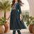 Women Ethnic Motifs Embroidered Tiered Thread Work Kurta with Trousers & With Dupatta
