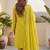 Women Regular Thread Work Kurta with Trousers & With Dupatta