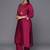 Xtra Ethnic Motifs Yoke Design Gotta Patti Kurta with Trousers & Dupatta
