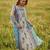 Women Floral Printed Empire Pure Cotton Kurta with Trousers