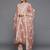 Women Beige Thread Embroidered  Cotton Kurta with Trouser and Dupatta