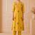 Women Ethnic Motifs Printed Regular Thread Work Kurta with Trousers