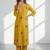 Women Ethnic Motifs Printed Regular Thread Work Kurta with Trousers