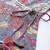 Women Grey & Pink Floral Print Angrakha Gotta Patti  Cotton Kurta with Sharara